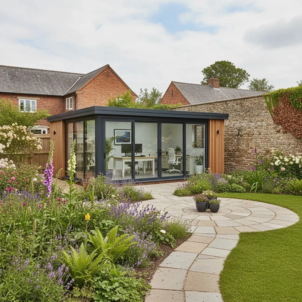 Garden Office Totnes - Home Office with South Hams Views